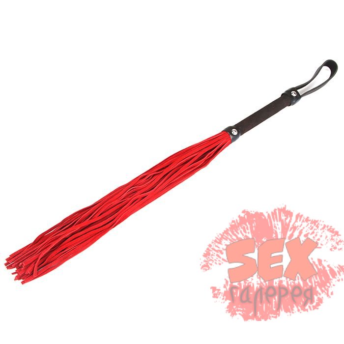 Мягкая плеть c красными шнурами Soft Red Lash - 81,5 см.