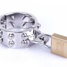 Кольцо фиксатор на пенис для любителей проколов Cylinder Spikes L