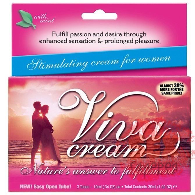 Стимулирующий крем VivaCream для женщин - 30 мл.