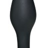 Чёрный анальный стимулятор Black Velvets Small - 9 см.